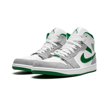 Air Jordan 1 Mid Grey Green