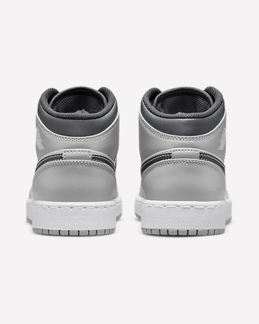 Air Jordan 1 Mid Light Smoke Grey Anthracite (GS)