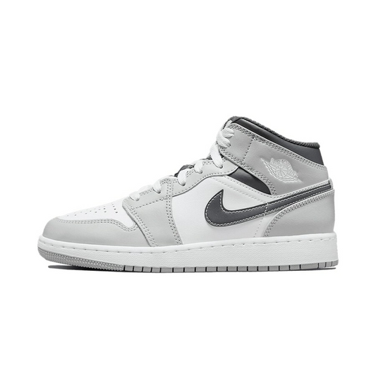 Air Jordan 1 Mid Light Smoke Grey Anthracite (GS)