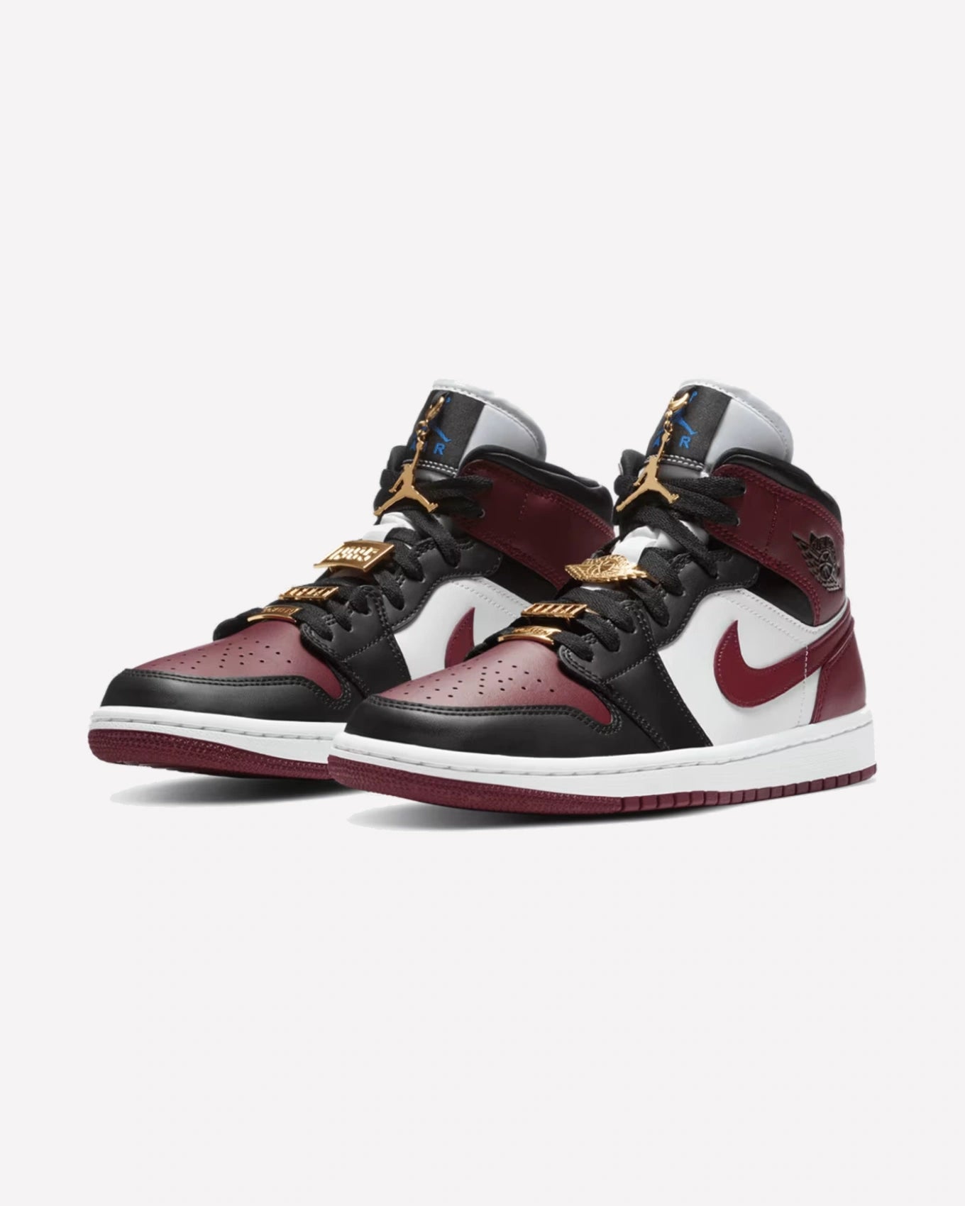 Air Jordan 1 Mid SE Black Dark Beetroot (W)
