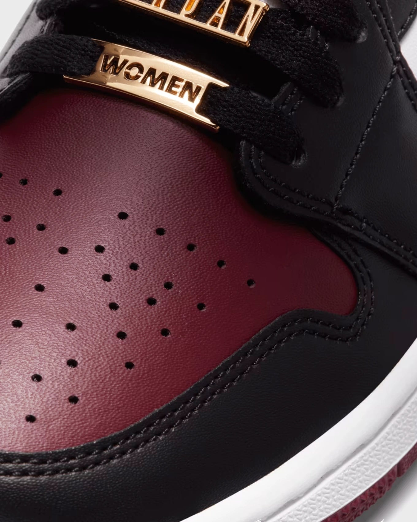 Air Jordan 1 Mid SE Black Dark Beetroot (W)