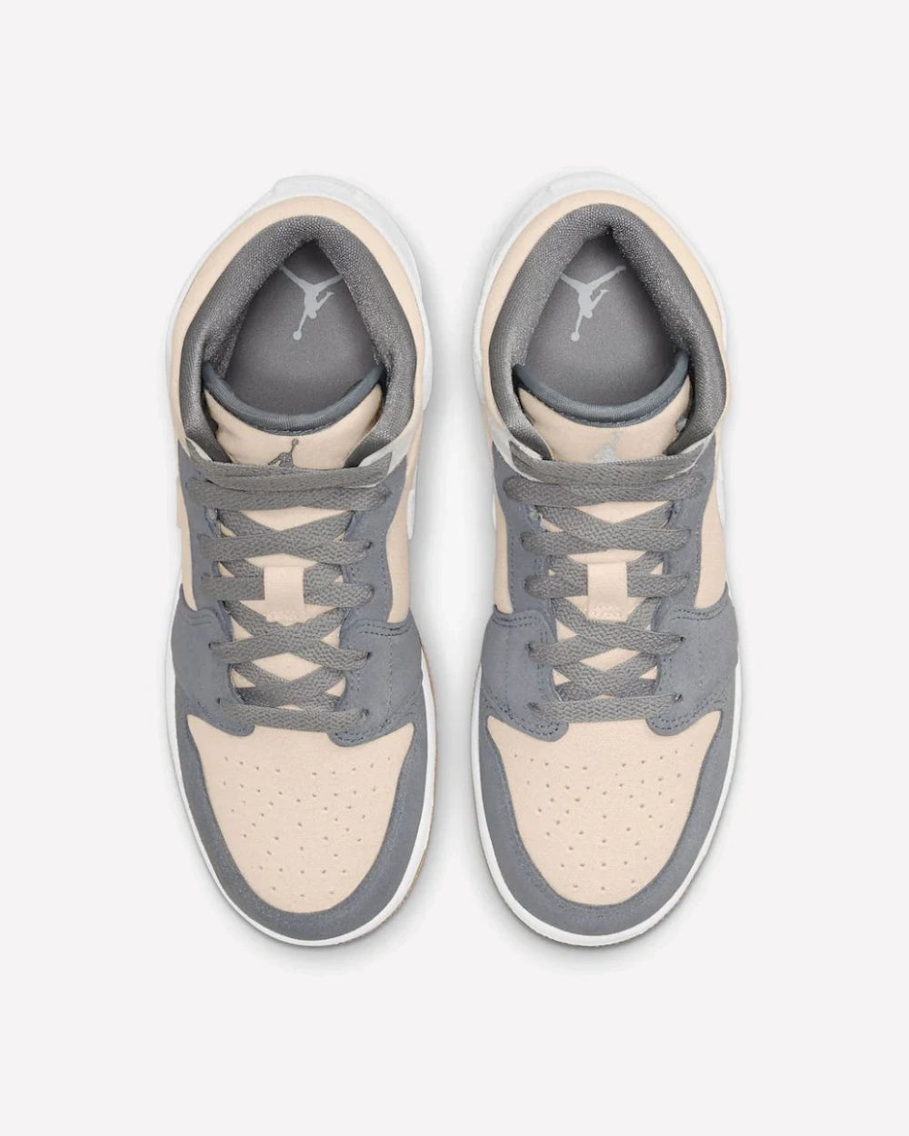 Air Jordan 1 Mid SE Coconut Milk Particle Grey (GS)