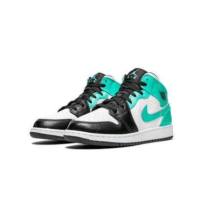 Air Jordan 1 Mid Igloo Island Green (GS) - Sneaker Lane