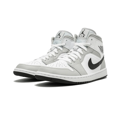 Air Jordan 1 Mid Light Smoke Grey Black - Sneaker Lane