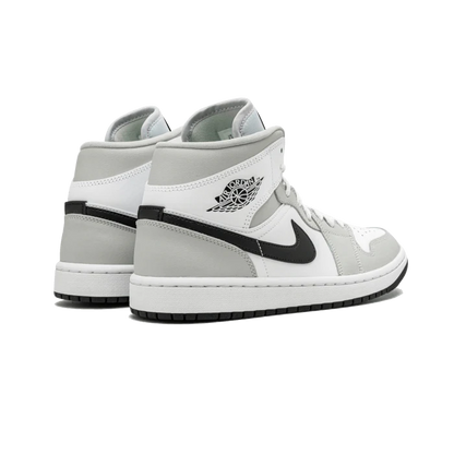 Air Jordan 1 Mid Light Smoke Grey Black - Sneaker Lane