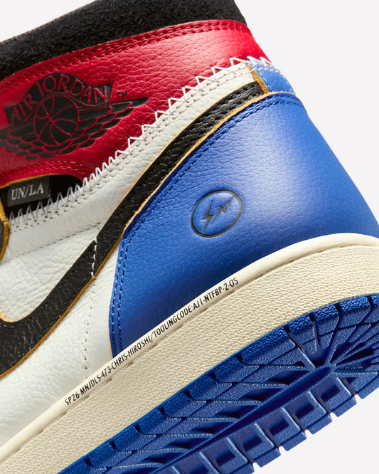 Air Jordan 1 Retro High OG SP Fragment x Union LA Varsity Red Sport Royal