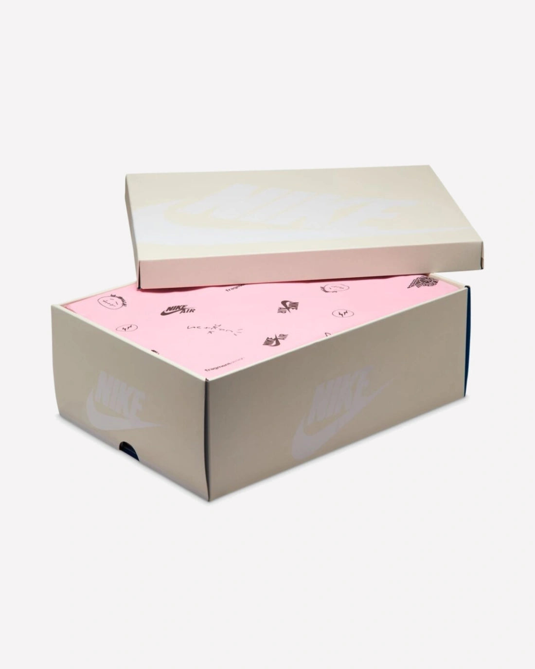 Air Jordan 1 Retro Low OG SP Fragment x Travis Scott Sail Military Blue