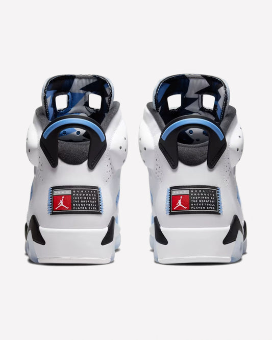 Air Jordan 6 Retro UNC White