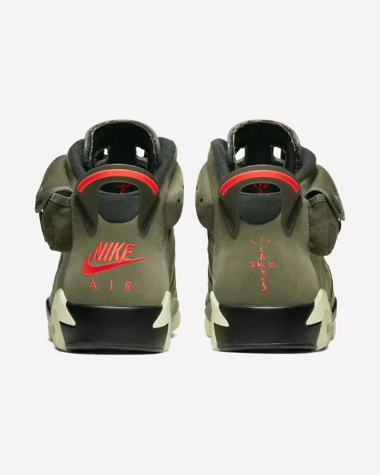 Air Jordan 6 Travis Scott Medium Olive