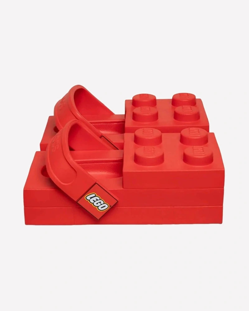 Crocs Brick Clog LEGO Red