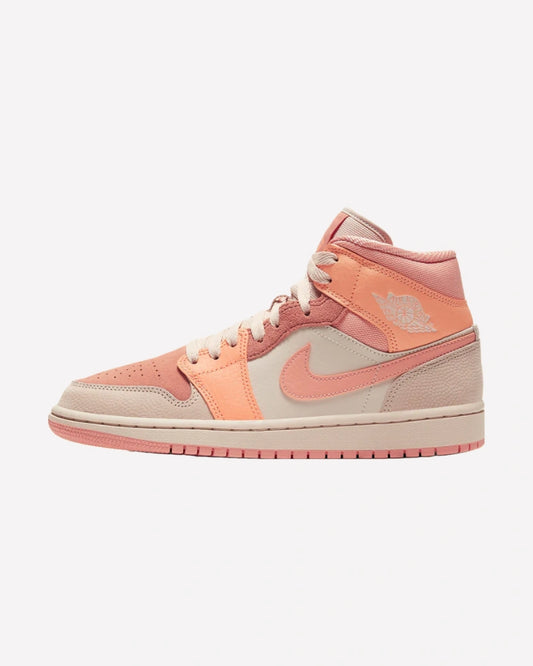 Air Jordan 1 Mid Apricot Orange Terra Blush