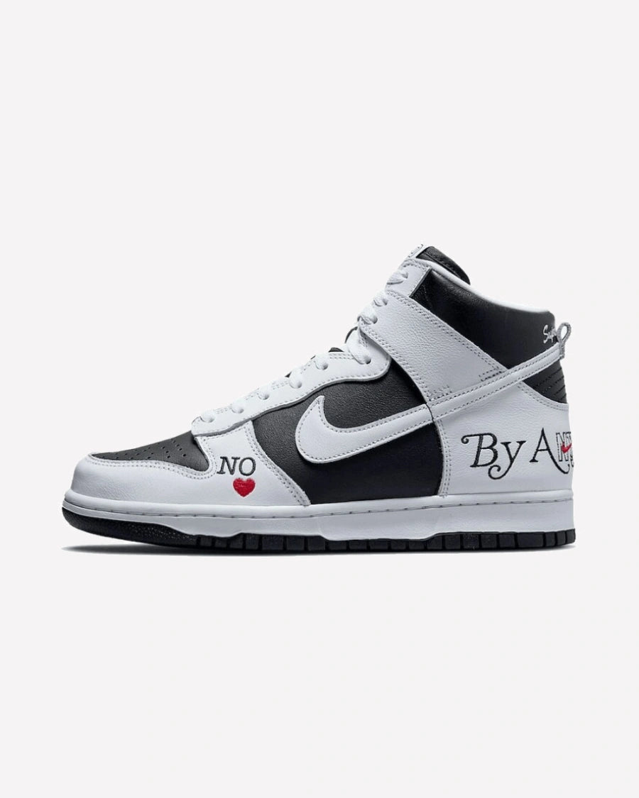 Nike SB Dunk High Supreme By Any Means Black White