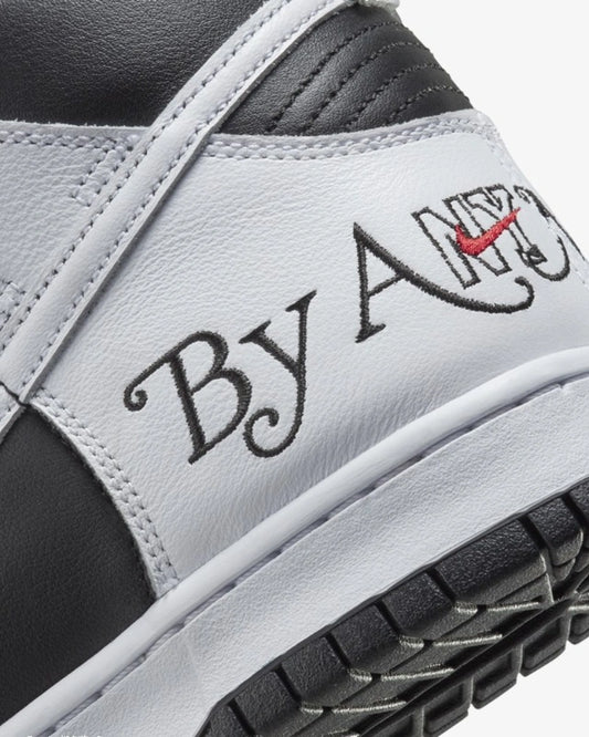 Nike SB Dunk High Supreme By Any Means Black White
