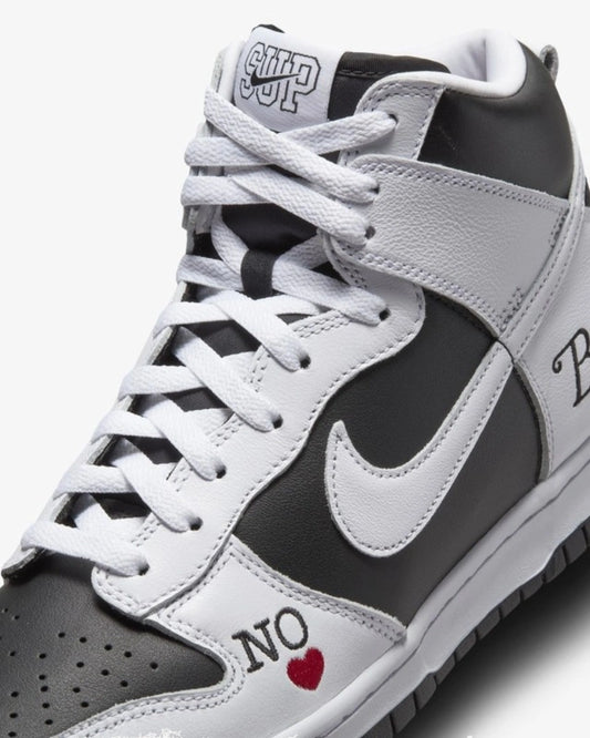 Nike SB Dunk High Supreme By Any Means Black White