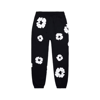Denim Tears The Cotton Wreath Sweatpants Black