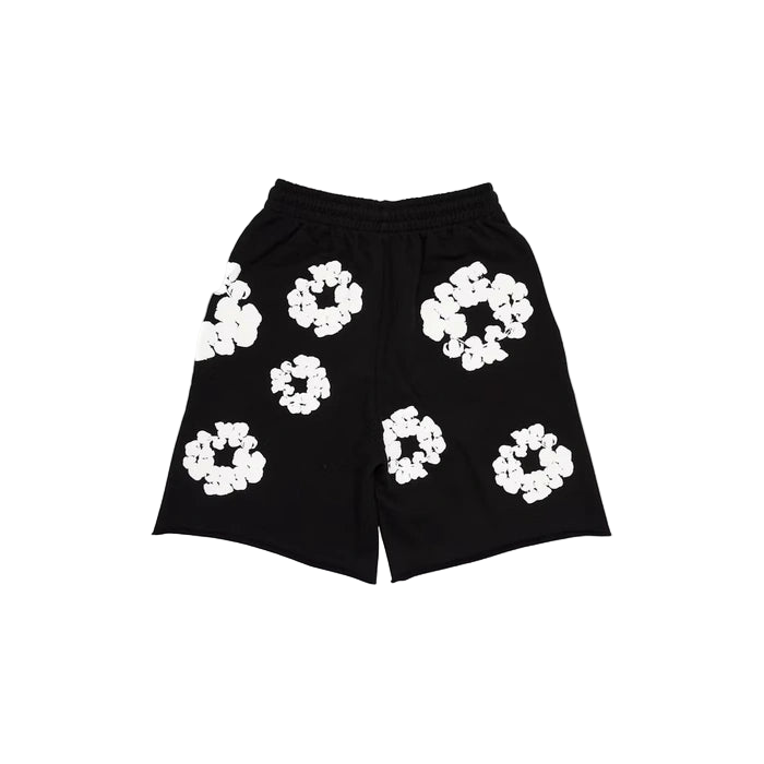 Denim Tears The Cotton Wreath Shorts Black