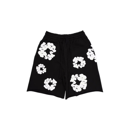 Denim Tears The Cotton Wreath Shorts Black