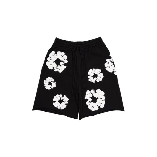 Denim Tears The Cotton Wreath Shorts Black
