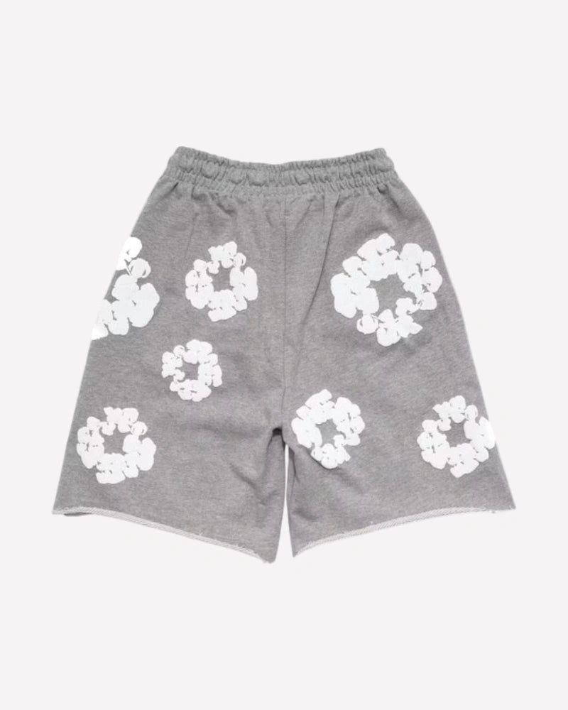 Denim Tears The Cotton Wreath Shorts Grey