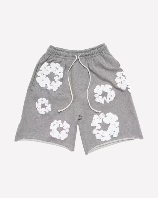 Denim Tears The Cotton Wreath Shorts Grey
