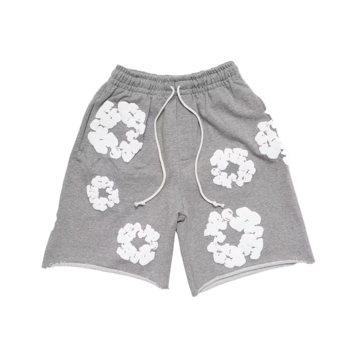 Denim Tears The Cotton Wreath Shorts Grey