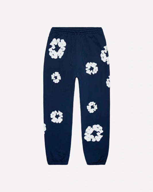 Denim Tears The Cotton Wreath Sweatpants Navy