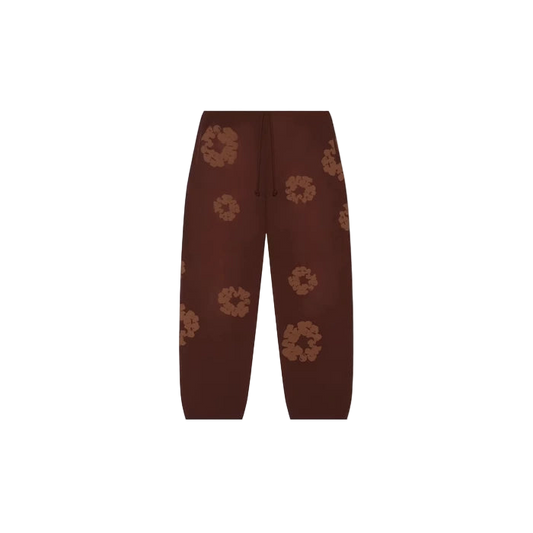 Denim Tears Mono Cotton Wreath Sweatpants Brown