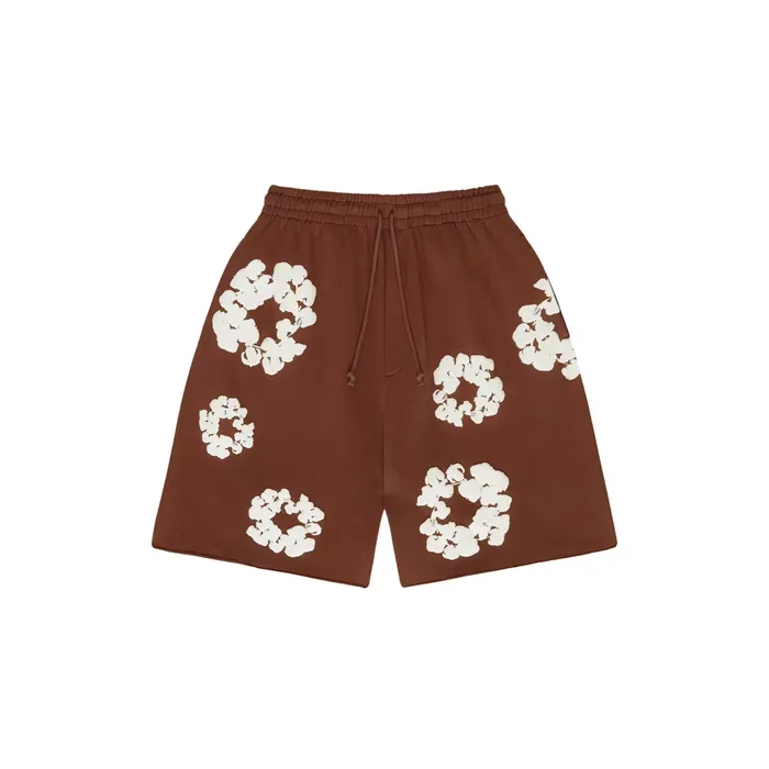 Denim Tears The Cotton Wreath Shorts Brown