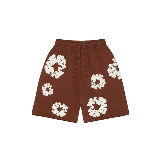 Denim Tears The Cotton Wreath Shorts Brown