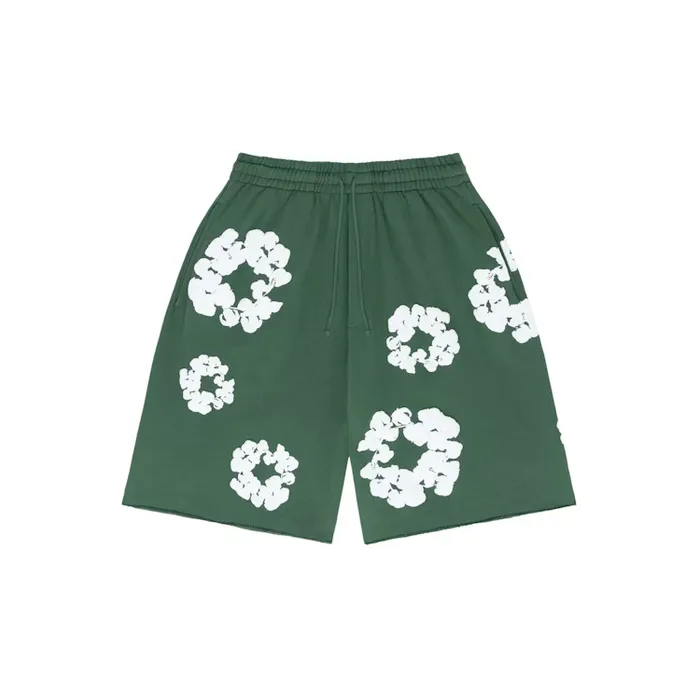 Denim Tears The Cotton Wreath Shorts Green