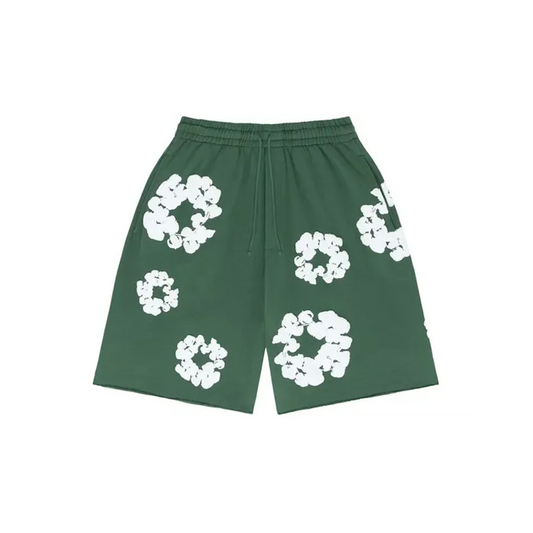 Denim Tears The Cotton Wreath Shorts Green