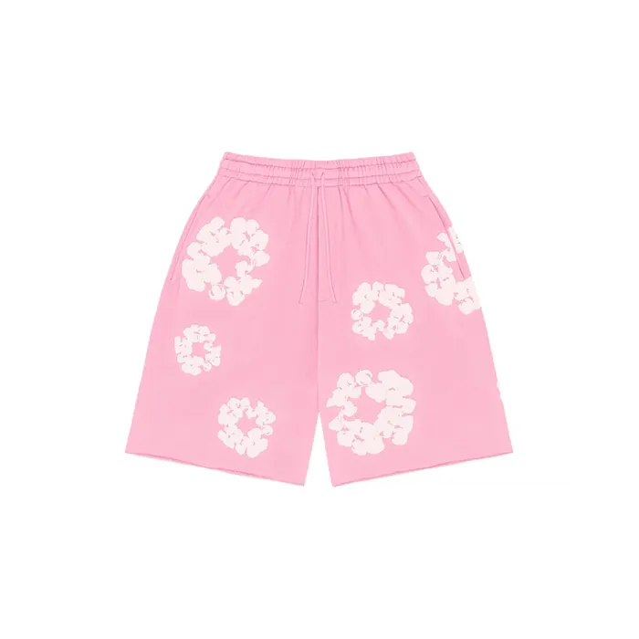 Denim Tears The Cotton Wreath Shorts Pink