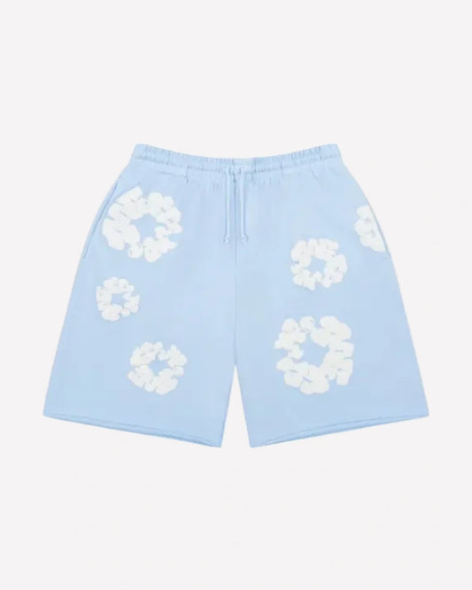 Denim Tears The Cotton Wreath Sweatshorts Powder Blue