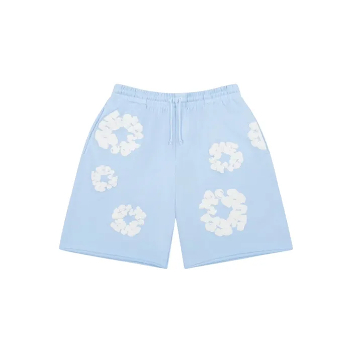 Denim Tears The Cotton Wreath Sweatshorts Powder Blue