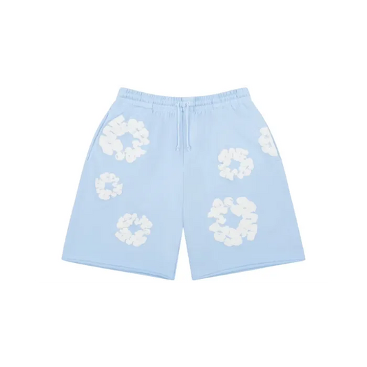 Denim Tears The Cotton Wreath Sweatshorts Powder Blue
