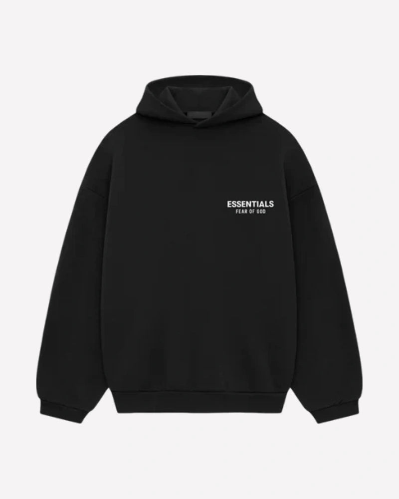 Fear Of God Essentials Hoodie Fleece Black