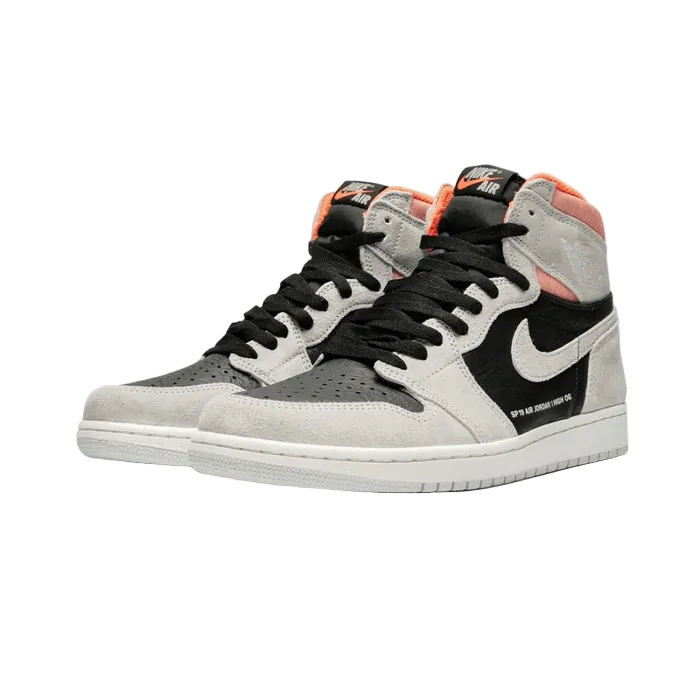 Air Jordan 1 Retro High Neutral Grey Hyper Crimson