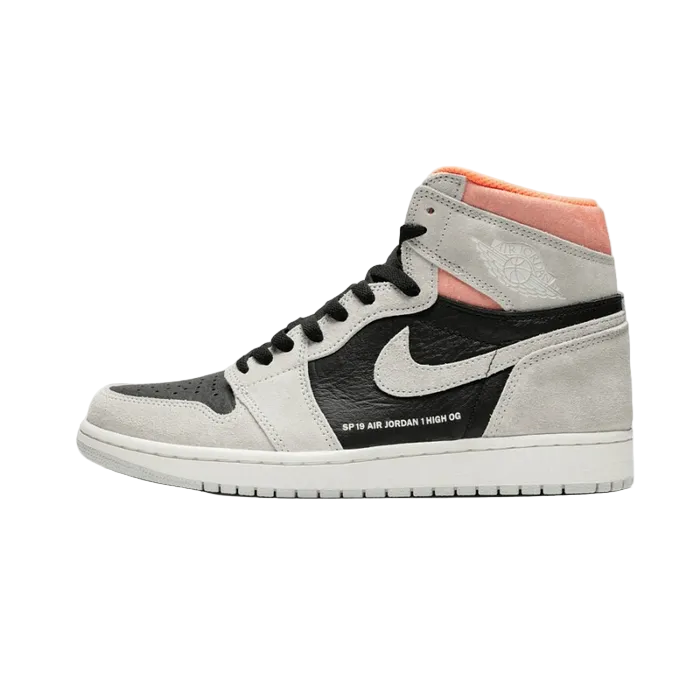 Air Jordan 1 Retro High Neutral Grey Hyper Crimson