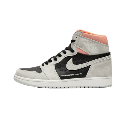 Air Jordan 1 Retro High Neutral Grey Hyper Crimson