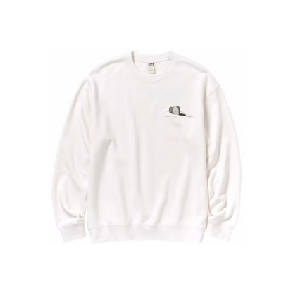 KAWS x Uniqlo Longsleeve Sweatshirt Off White - Sneaker Lane