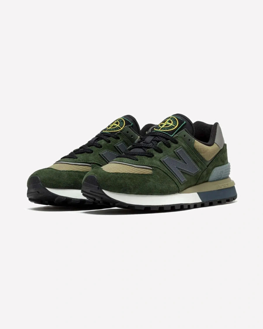 New Balance 574 Legacy Stone Island Dark Green