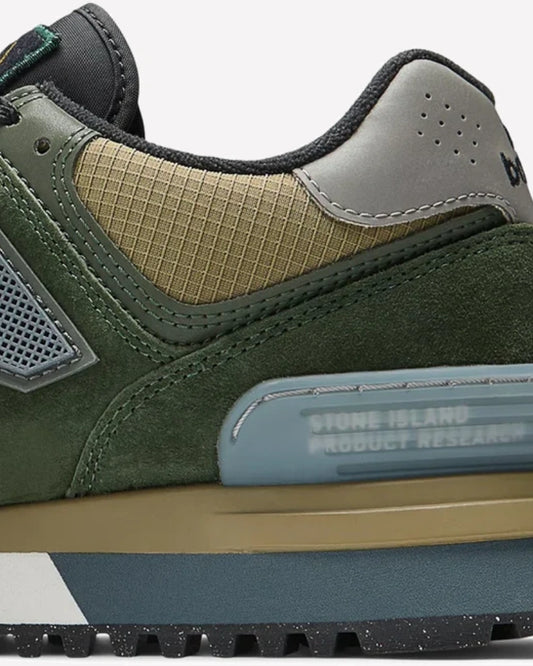 New Balance 574 Legacy Stone Island Dark Green