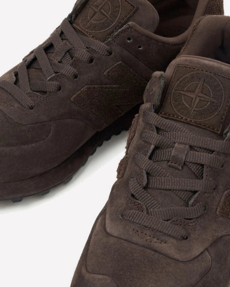 New Balance 574 Legacy Stone Island Ghost Dark Brown