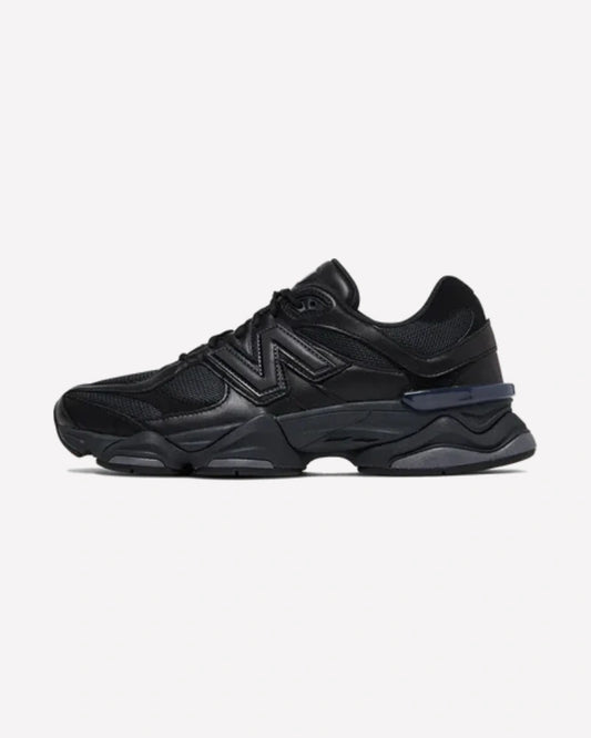 New Balance 9060 Triple Black Leather