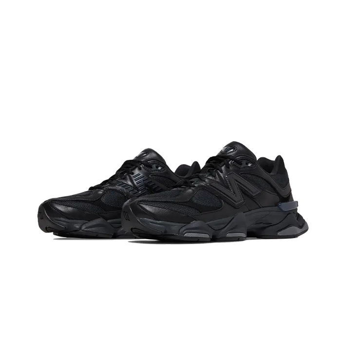 New Balance 9060 Triple Black Leather