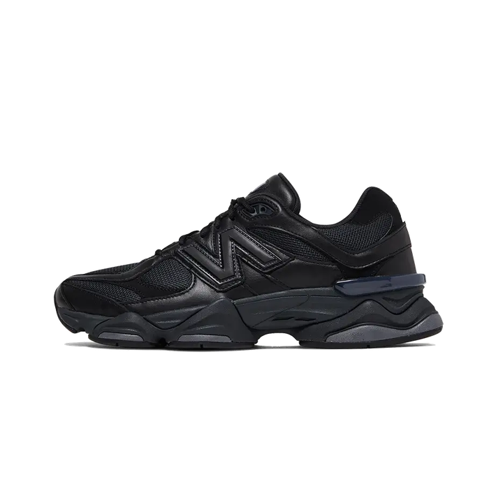 New Balance 9060 Triple Black Leather