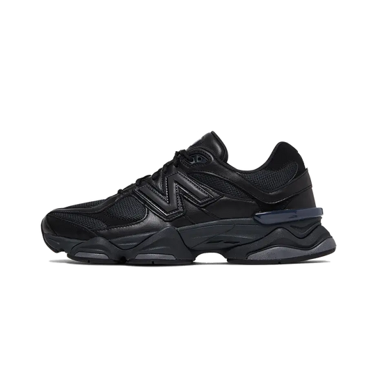 New Balance 9060 Triple Black Leather