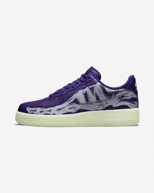 Nike Air Force 1 Low '07 QS Purple Skeleton Halloween (2021)