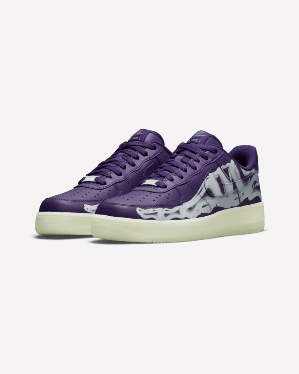 Nike Air Force 1 Low '07 QS Purple Skeleton Halloween (2021)