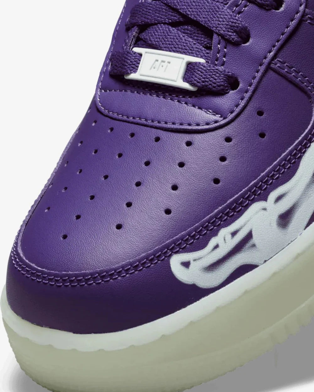 Nike Air Force 1 Low '07 QS Purple Skeleton Halloween (2021)
